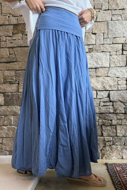 Songbird Bandeau Skirt Dress Denim - /15=
